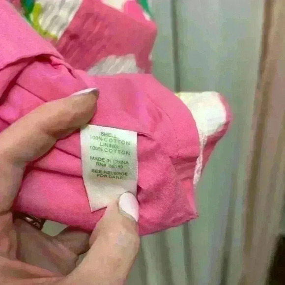 Lilly Pulitzer EUC Size 14 Kiki Dress in Hottie Pink Item# 6Y - Picture 4 of 5